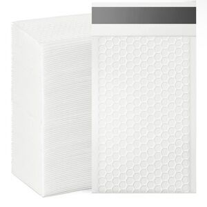 20ct 4”x7”White Bubble Mailers